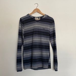 Vans lightweight striped hoodie